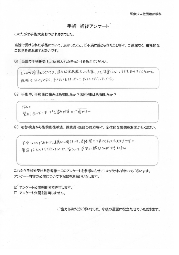 患者様の声14